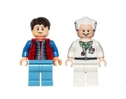 LEGO Ideas Figurki Back to the Future Marty McFly Doc Powrót do przyszłości