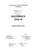 Dokumentacja DTR DŁUTOWNICA DAA-16