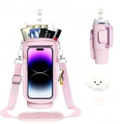 Uchwyt na butelkę wody do Stanlley 40oz Tumbler różowy