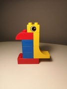 Klocki Lego Duplo Pingwin Ptak Bird 1990 vintage
