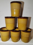 Chodzież kubki ceramiczne PRL fabrycznie nowe z metkami