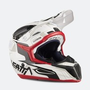 Kask Leatt GPX 5.5 V.05 Biało-Czarno-Czerwony Leat