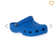 Kobaltowe Crocs c 10 11 wkładka 17cm klapki 27