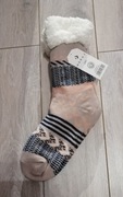Skarpety grube, ocieplane, Moraj, rozm uni, antypoślizgowe