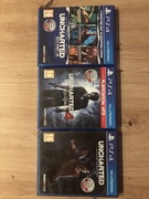 Uncharted 1, 2, 3 i 4 z dodatkiem zaginione dziedzictwo naPS4.