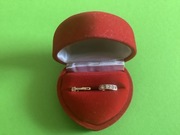 Kolczyki złote pr.585 z cyrkoniami