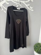 Sukienka prążek My Luxe czarna 