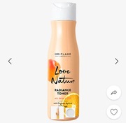 Oriflame tonik rozświetlający do twarzy Love Nature morela pomarańcza