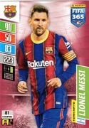 PANINI FIFA 365 2022 MESSI 81 BARCELONA 