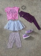 Mega paka ubrań dla dziewczynki H&M Zara Cubus Primark 31 sztuk r. 134/140