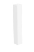 Słupek łącznik oklejanej listwy przypodłogowej MDF 12,5 cm