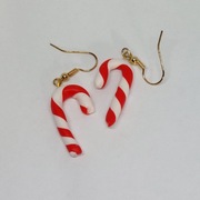 Kolczyki ręcznie robione laski cukrowe 