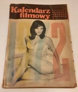 KALENDARZ FILMOWY 1972 ROK.