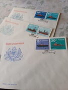 Statki Pożarnicze znaczki  1988 r