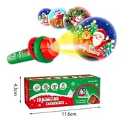 2 w 1 Latarka - projektor, Boże Narodzenie.