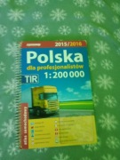 Polska dla profesjonalistów 1:200000 2015/2016 mapa