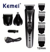 Akumulatorowa Maszynka do włosów nosa golenia trymer Kemei KM-1506