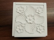 TK Maxx drewniana bielona szkatułka skrzynka koszyk White Flower