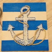 Obraz stringart różne wzory ozdoba prezent 