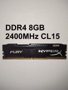 HyperX Fury DDR4 8GB 2400MHz CL15 | MemTest OK
