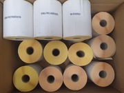 Etykiety Naklejki termiczne kurierskie samoprzylepne białe 100x170mm 16 rol