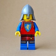 Lego Castle minifigurka Rycerz herbu Lew cas563 / 10305