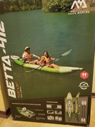 Kajak dmuchany 2-osobowy + GRATISY