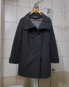 płaszcz zimowy damski Bruno Banani 42 XL premium sieciówka wełniany wełna