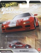 HOT WHEELS PREMIUM FAST & FURIOUS 25Th Anniversary 1/5 1995 Mazda RX-7