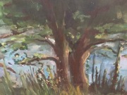 Obraz pejzaż drzewo rok ok,2006 na płótnie 