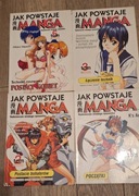 Jak Powstaje Manga tomy 1, 2, 3, 5 Waneko