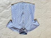 Next 110cm 5lat koszula chłopięca na wizytowa krótki rękaw niebieska