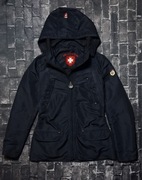 WELLENSTEYN KURTKA DAMSKA Z KAPTUREM PŁASZCZYK LOGO PREMIUM