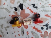 Lego Police tabliczka + dwie kierownice vintage 
