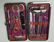 Zestaw MANICURE Pedicure 18 Elementów z etui