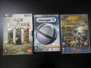Gry pc heroes 3, age of empires 3, championship manager 5