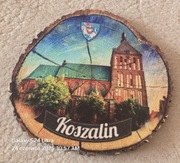 Magnes na lodówkę drewniany KOSZALIN(21)