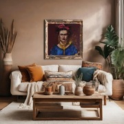 Obraz do salonu, portret.