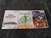 Zestaw gier na Nintendo Wii Infinity, Fit Plus, Barnyard 