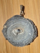 Róża chalcedonowa zawieszka duża srebro