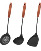 FJNATINH Narzędzia do woka łopatka , chochla narzędzie do cedzenia 