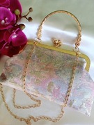 Torebka Wieczorowa - Różowa mozaika 