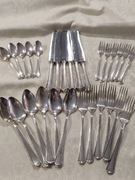 Komplet sztućców posrebrzanych firmy WMF dla 6 osób 