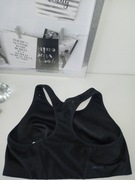 Czarny biustonosz sportowy Nike L usztywniany
