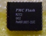 Pm49FL002T-33JC 49FL002 PAMIĘĆ FLASH 3,3V 2Mbit PLCC-32 PMC SPRAWDZONY