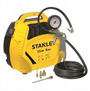 Kompresor bezolejowy STANLEY AIR KIT 1.5 KM 8 BAR SPRĘŻARKA 1100 W KOMPLET