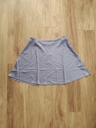 Liliowa krótka trapezowa spódnica dla niskiej osoby 44 XXL petite