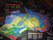 AUSTRALIA - National Geographic - mapa dwustronna, poster popularnonaukowy 