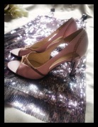 Skórzane szpilki Vintage marki Nine West 