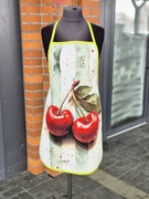 Fartuch kuchenny damski 58x78cm mocny fartuszek, kuchnia, wiśnie czereśnie 